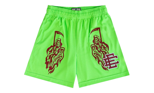 EE BASIC SHORT "WARREN LOTAS - Neon Green/ Red" EE678