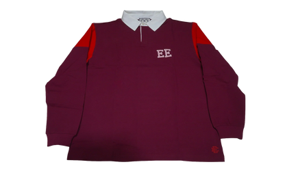 EE RUGBY CORE POLO "Red/ White" EE740