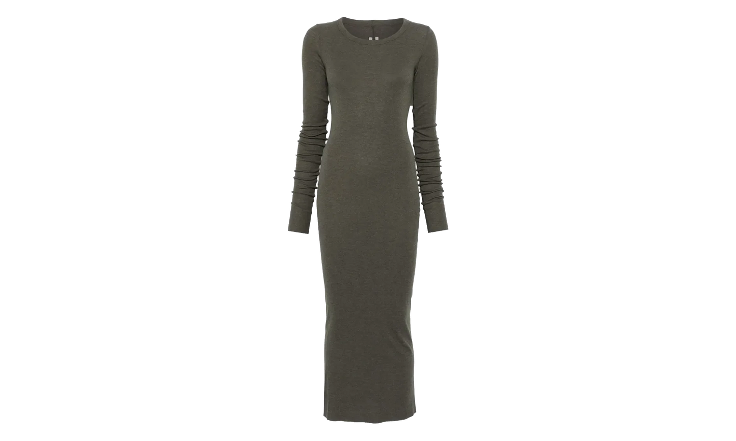 Abito Rib Long-Sleeve Dress WMNS "Bosco" RP02E4546 RJR 25