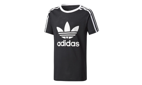 3 Stripes Tee GS "Black / White" BQ3945