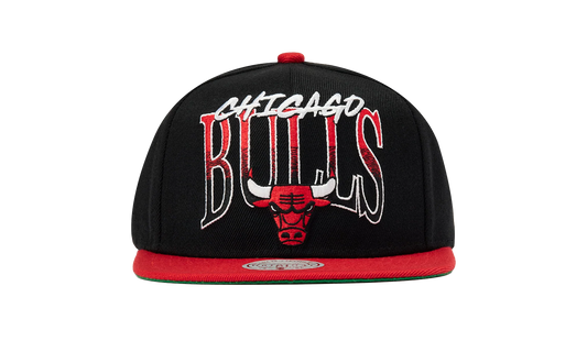 NBA Rise Up Snapback Cap "Chicago Bulls - Black" HS8507 CBUBLCK