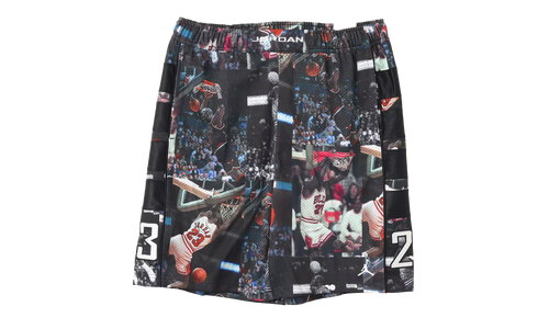 Jordan Flight AOP Printed Cat Scratch Shorts "Black" IF1841 010