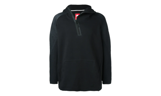 Tech Fleece Long Funnel Zip Hoodie "Black" 805655 010