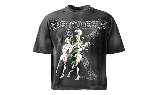 Black Nurse Rhinestone Tee "Black" RET014