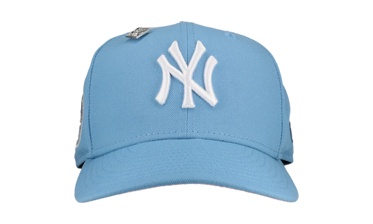 59FIFTY New York Yankees 1962 World Series Fitted Hat "Sky Blue / Pink / Metallic" 123451300845