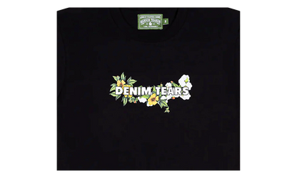 Floral Logo Short Sleeve Tee "Black" DT361