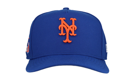 9FIFTY New York Mets 1986 World Series A Frame Snapback Hat "Royal Blue" NE180