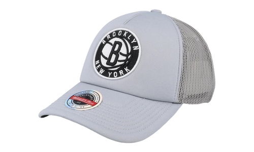NBA Keep On Truckin Trucker Cap "Brooklyn Nets - Grey" 6HSSSH21352 BNEGREY