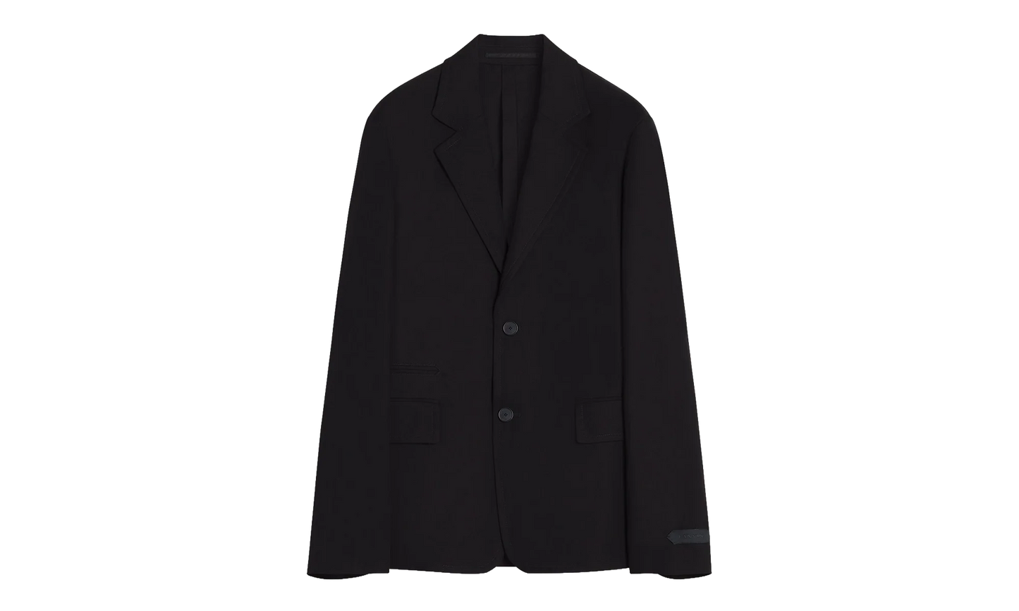 LINEN DECONSTRUCTED SINGLE-BREASTED JACKET "Black" RM JA0122 5870 P24 10