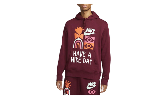 Sportswear French Terry Pullover Hoodie "Dark Beetroot" DQ4171 638