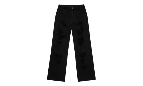 Jamie Wide Leg Flare Jeans "Black" MSPTD894 B1616BKSCR