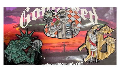 NYC Pins (3 Pieces) "Multicolor" GS045