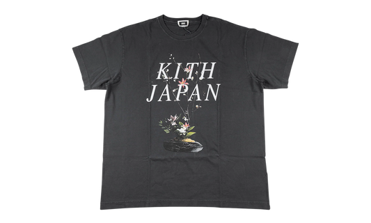 Japan flower vintage tee "Black" KHM034701 101