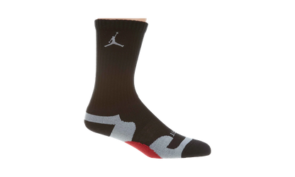 Jordan Game Dry Crew Socks "Black Grey Red" 441342 016