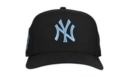 9FIFTY New York Yankees 1999 World Series A Frame Snapback Hat "Black / Ice Blue - Visor" NE258