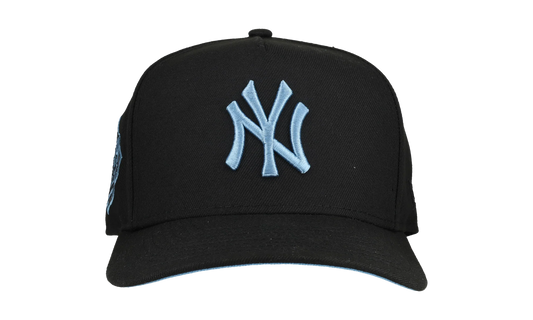 9FIFTY New York Yankees 1999 World Series A Frame Snapback Hat "Black / Ice Blue - Visor" NE258