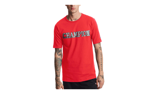 C-Life Heritage 3-D Logo T-Shirt "Red" GT19 586338 2WC
