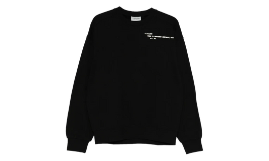 Punched Sweatshirt "Black" I036039 89XX