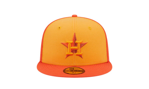 Houston Astros Tri-Tone Team 59FIFTY Fitted Hat "Orange" 60355909