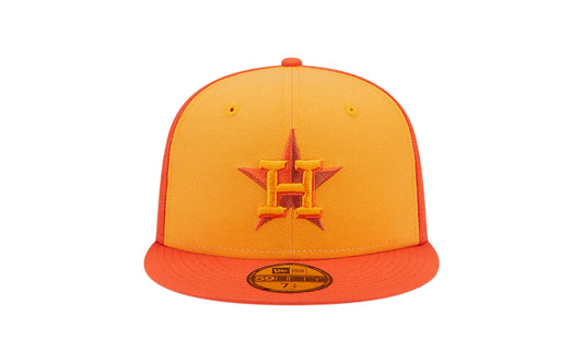 Houston Astros Tri-Tone Team 59FIFTY Fitted Hat "Orange" 60355909