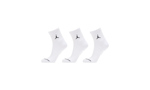 Everyday Ankle Socks "White / Black - (3 Pairs)" DX9655 100