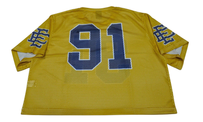 EE CROPPED JERSEY CORE MESH "Yellow/ Navy" EE745