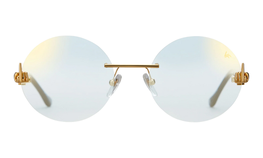 508 Rimless Drill Mount F.U. Edition 24KT "Yellow Gold / Black / Flash Gold" DMMF2 0005 16T3