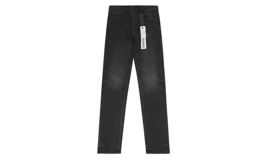 Double Dip Coated Straight Leg Denim "Black" P005 DDCV125