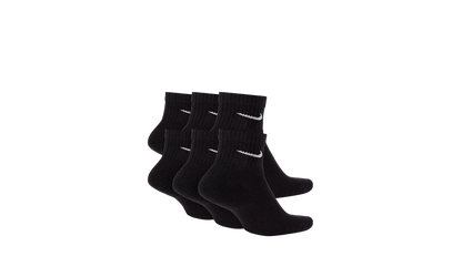 Everyday Cushioned Training Ankle Socks (6 Pairs) "Black / White" SX7669 010