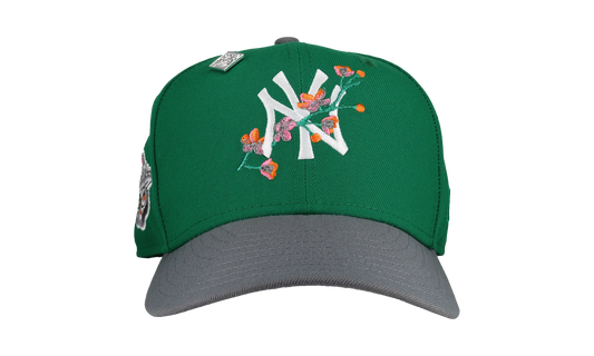 59FIFTY New York Yankees 1998 World Series Fitted Hat "Green / Floral" NE245