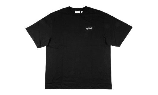 PAINT SPLATTER ARROW DIAG SKATE FIT TEE "Black" 44OWOS26T064 001