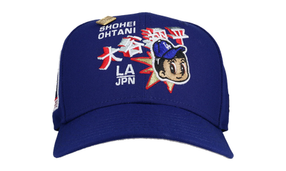 59FIFTY Los Angeles Dodgers 2025 Ohtani Tokyo Series Fitted Hat "Blue / Gold" NE143