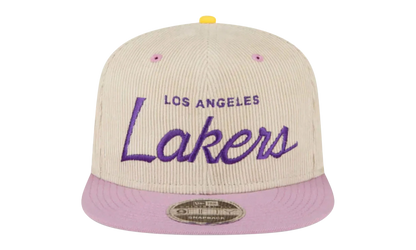 9FIFTY NBA LA LAKERS SNAPBACK HAT "ERIC EMANUEL - Cream/ Purple" EE438