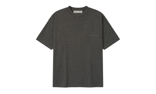 Embroidered Classic Short Sleeve Tee "Charcoal Heather" 125HO254191F