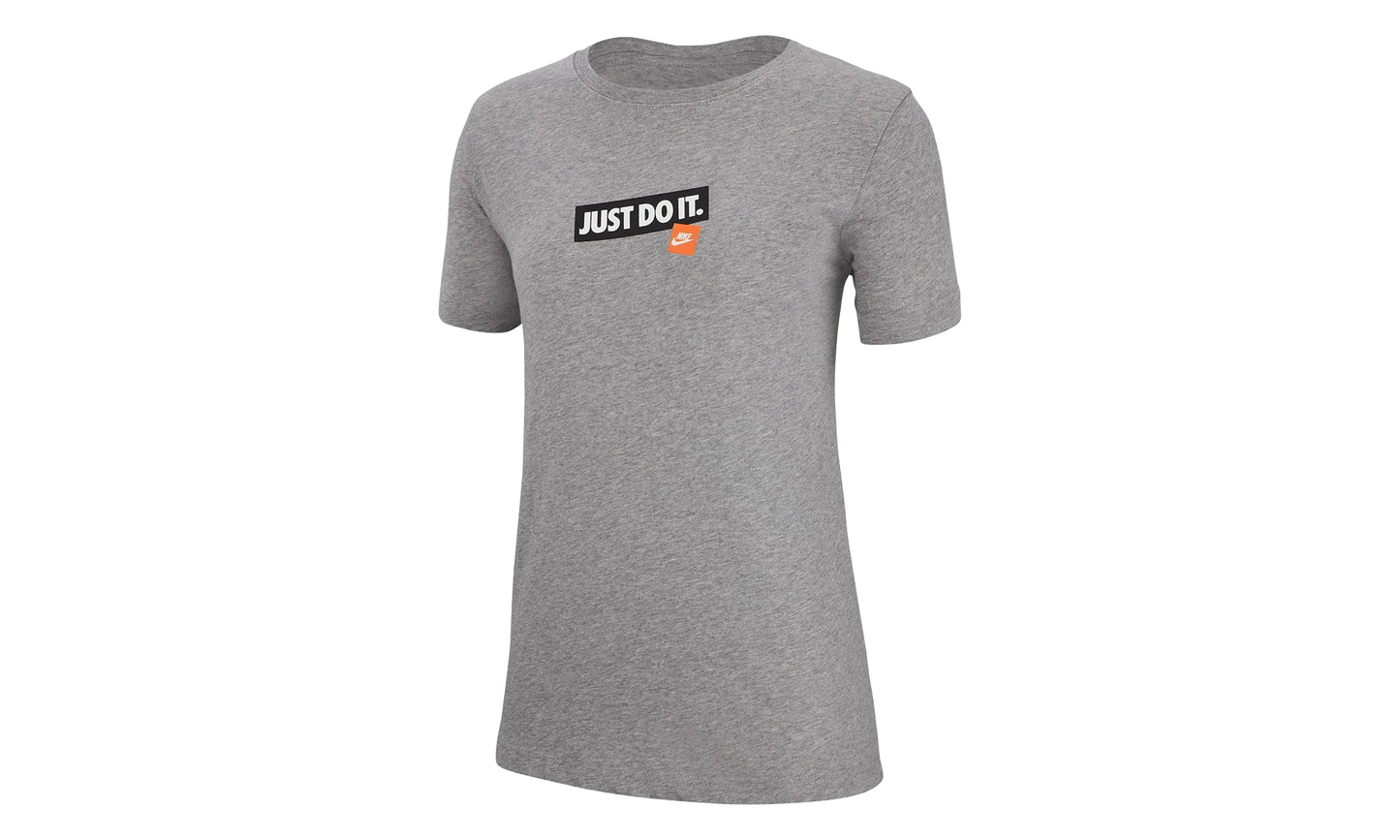 NSW Just Do It T Shirt WMNS "Grey" AR3894 063