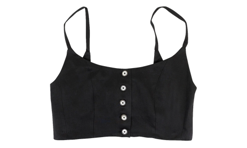 Satin Bustier Bra Top WMNS "Black" 95 OCY 1097