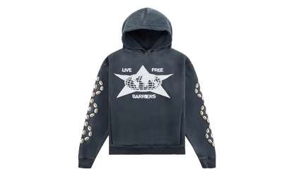 Cowrie Shell Hoodie "Black" BAR21