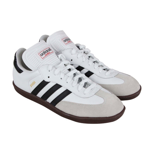 Samba Classic 772109 Mens White Suede Lace Up Lifestyle Sneakers Shoes