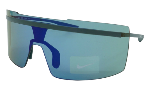Echo Shield M Sunglasses "Matte Vintage Green / Blue Mirror" FD1884 338