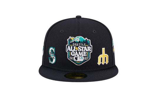 Seattle Mariners Multi 2023 All-Star Game 59FIFTY Fitted Hat "Navy" 60360531