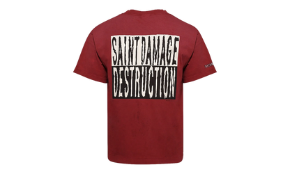 Damage Destruction T-Shirt "Burgundy" SMHR80000030