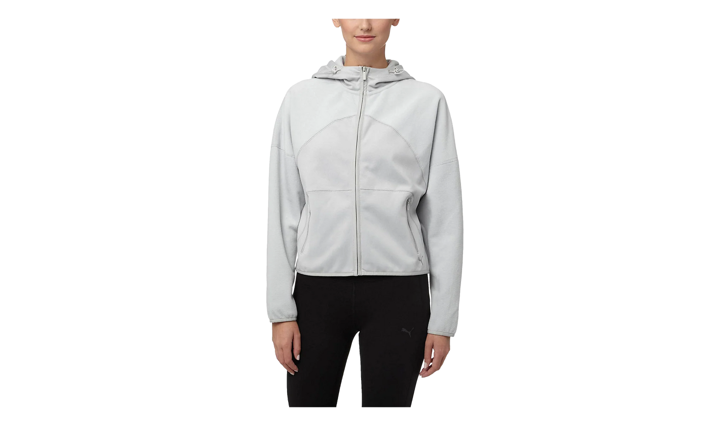 Yogini Warm Full Zip Hoodie WMNS "Grey" 514576 03