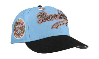 59FIFTY Brooklyn Dodgers 1942 Allstar Game Fitted Hat "Metallic Sky / Black Script" NE421
