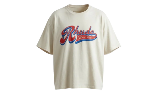 Pit Stop T-Shirt "Vintage White/ Red / Blue" RHSS26TT03012 WHT