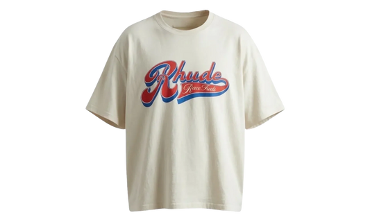 Pit Stop T-Shirt "Vintage White/ Red / Blue" RHSS26TT03012 WHT