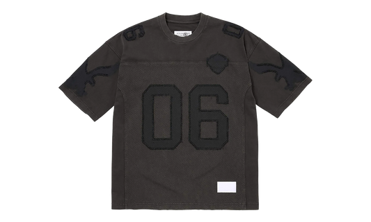 MM6 Maison Margiela Cotton Football Jersey "SS26 - Black" SU27175