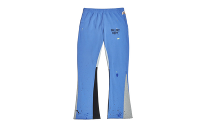 GD Logo Paint Splatter Flare Sweatpants "Royal Blue Black Multi" GD 2131F