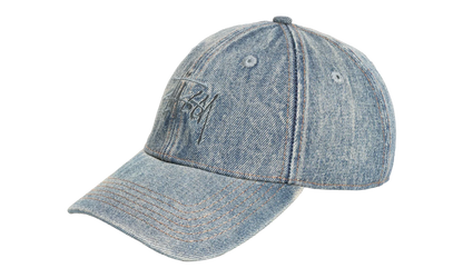 LOW PROFILE DENIM STRAPBACK "Indigo Stone Wash" STUS407