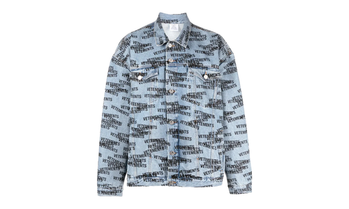 STAMPED LOGO DENIM JACKET BLUE "BLUE" UE54JA280N2801