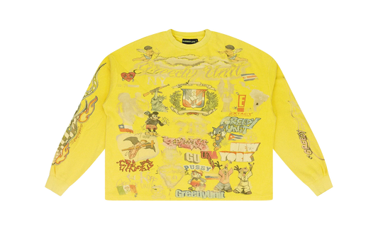 All Over Thermal T-shirt "Yellow" GUT MTPS 0004
